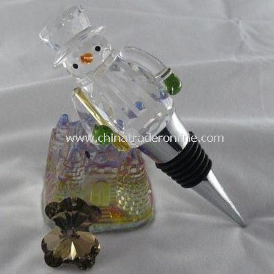 Lovely Crystal Wine Stopper from China