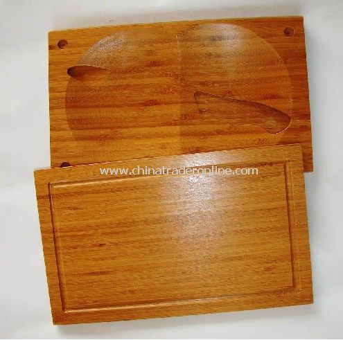 Bamboo Cutting Board with Knife Holder from China