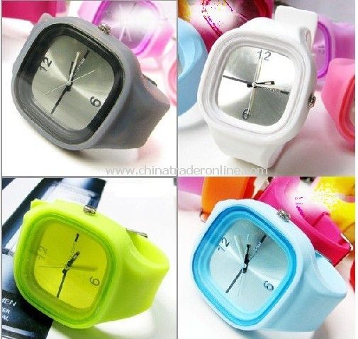 Colorful,Lively Fashion Watch---Silicone Jelly Watch from China