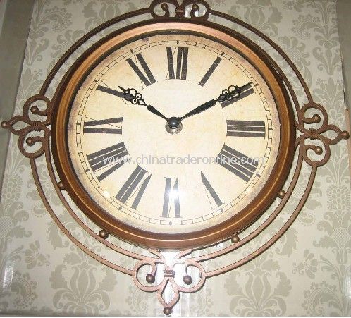 Metal Style Clock from China