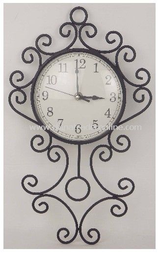 Metal Style Clock