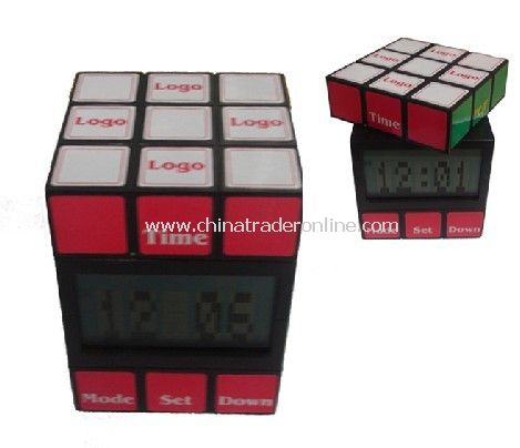 Novelty Magic Cube Clock