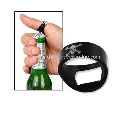 Black Ring Bottle Opener