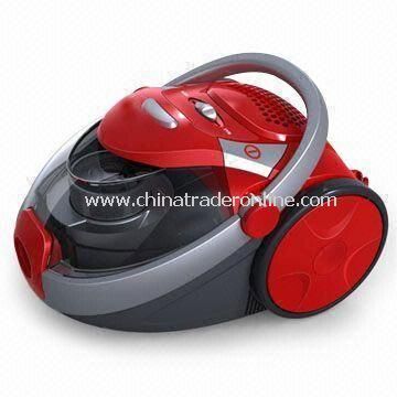 Bagless Vacuum Cleaner, Large wheels with Rubber to Avoid Wood Floor Scratch
