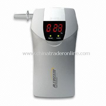 CE-FDA, RoHS-approved Digital Alcohol Breathalyzer in Sensor Module Change Type with Self-Diagnostic from China