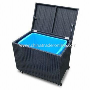 Drink Cooler with Aluminum Frame and Plastic Pot Inside