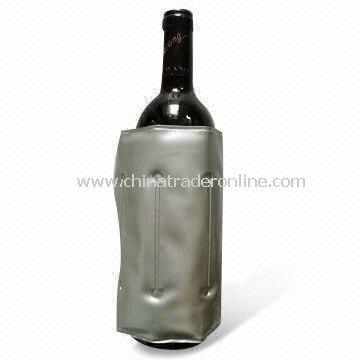 Wine Bottle Cooler, Made of PVC and Nylon, Keeps Drinks/Beverage Cool, Fresh and Tasty