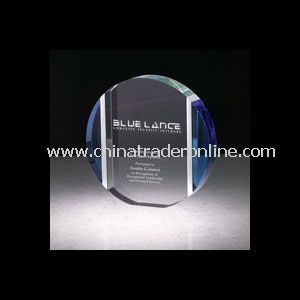 Blue and Aluminum Edged Disc from China