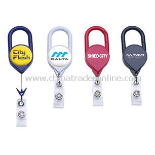 Jumbo Carabiner Badge Reel New! from China