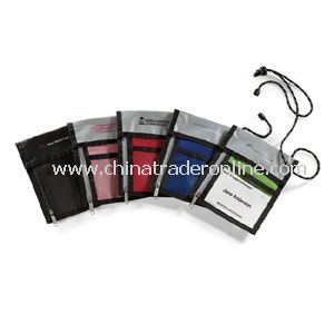 Zippered Expo Badge Holder from China