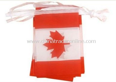 190T bunting flag advertising bunted flag from China