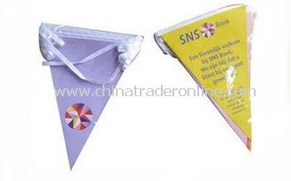 triangle advertising flags from China