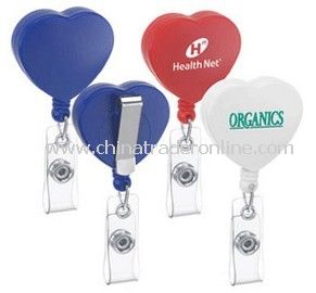 Heart-Shaped Badge Holder