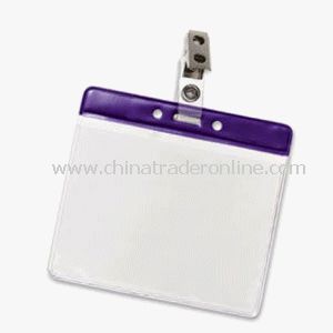 Horizontal Jumbo Color Coded Badge Holders from China