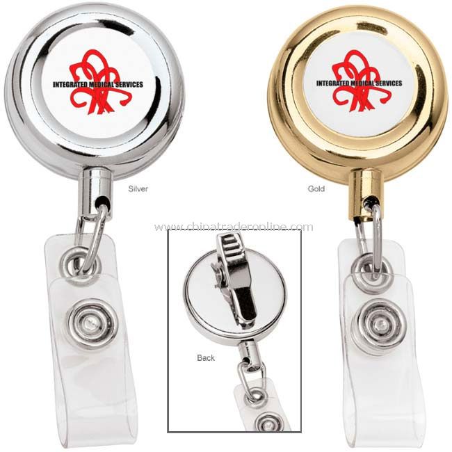 Metal Retractable Badge Holder from China