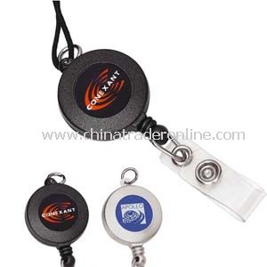 Metallic Retractable Badge Holder