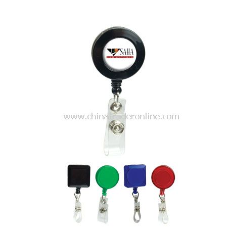 Round Badge Holder with FCP Domed Imprint