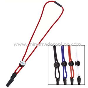 Slide-Adjust Lanyard With Vinyl Imprint