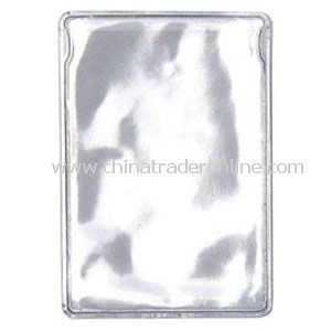 Vertical Clear Vinyl Badge Holders - No Attachment