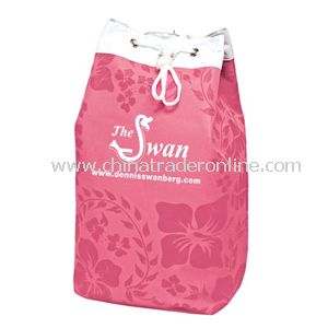 BEACH BAG WITH HIBISCUS DESIGN from China