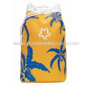 BEACH BAG WITH PALM TREE DESIGN