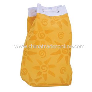 BEACH BAG WITH SUN SEEKER DESIGN