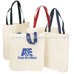 Canvas book bag-Two Tone Economy Tote from China