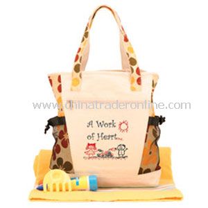 Floral Canvas Tote from China