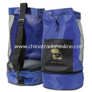 See-thru Mesh Bag-Blue from China