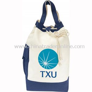 DRAWSTRING CANVAS TOTE BAG