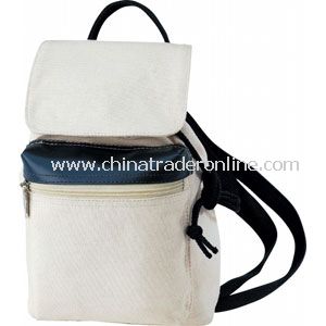 DRAWSTRING MINI CANVAS BACKPACK