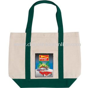 St. Marteen Canvas Tote Bag from China