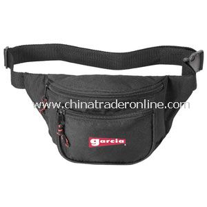 ECO RECYCLED THREE-ZIPPERED FANNY PACK from China