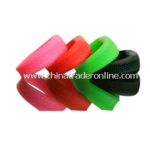 Promotional Silicone wristband bracelet with a 512MB USB flash drive inside