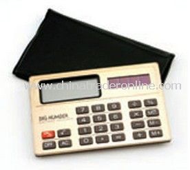 Promotional Big Digit Dual Calculator With Wallet