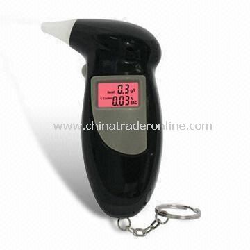 Alcohol Tester with Backlight LCD Display and Five Replaced Mouthpieces