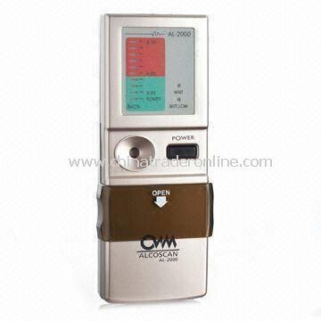 Alcoscan Breathalyzer, Highly Sensitive and Reliable Accuracy Alcohol Detector from China