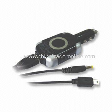 Car Charger with 5V, 1.2A USB Interface Output, Made of ABS Material