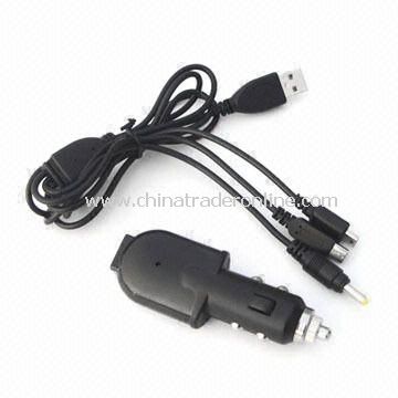 DSI 4-in-1 Car Charger, Made of ABS, Suitable for Traveling