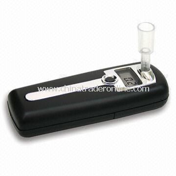 Handheld, Portable Breath Alcohol Tester with Mouthpiece