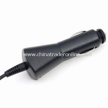 In-car Charger with Charging Rate of 500 to 800mA and Input Voltage of 12 to 24V DC
