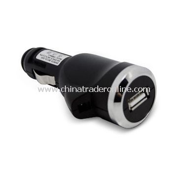 Mobile Phone Car Charger with 12 to 24V AC Input Voltage, Compatible with All Types of Models from China
