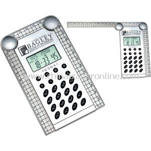 Promotional Calculator with Folding Ruler