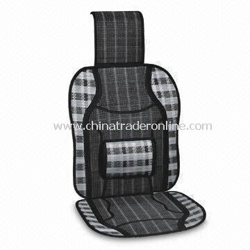Car Seat Cushion, Made of Bamboo, with Embroidered Logo from China