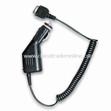 Mobile Phone Car Charger with Optional Charging Cable, Meeting RoHS, CE and E-mark Standards from China