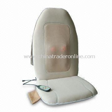 Moving Shiatsu Massage Seat Cushion with Four Kneading Balls at Back