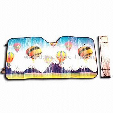 Offset Printing Car Sun Shade, Measuring 130 x 60cm from China