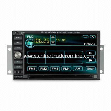 6.2-inc Universal Car DVD Player with Built-in Bluetooth with A2DP and FM Radio