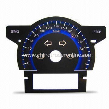 Auto Meter Dial with 0.38 to 1.5mm Thickness, Made of PC, Available in 3-D Design from China