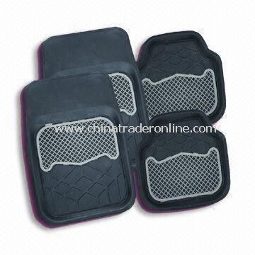 Car Mat, Made of Rubber, Accepts OEM Orders